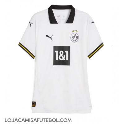 Camisa de Futebol Borussia Dortmund Pascal Gross #13 Equipamento Alternativo Mulheres 2024-25 Manga Curta Camisa de Futebol Borussia Dortmund Pascal Gross #13 Equipamento Alternativo Mulheres 2024-25 Manga Curta